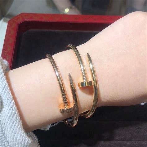 cartier juste un clou bracelet replica|authentic cartier nail bracelet.